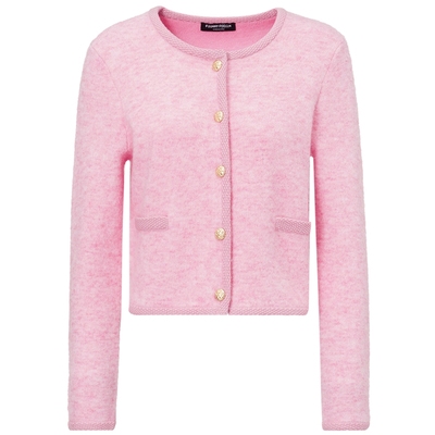 柔软针织开衫上衣仿佛圆领开衫女