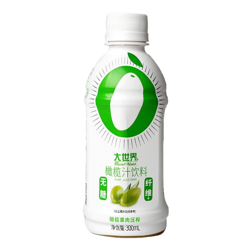 福州大世界无糖橄榄汁整箱300ml*12瓶福建特产油甘汁饮料健康饮品