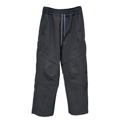 加绒户外风女士休闲长裤纯色简约