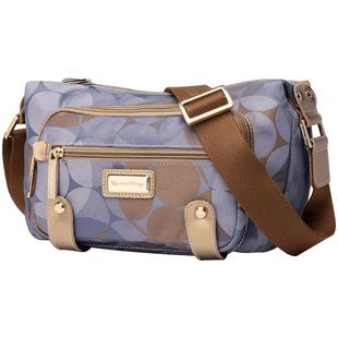 盛装舞步新潮流时尚多隔层斜挎包帆布包中老年妈妈斜跨女包450