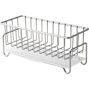 304不锈钢厨房洗碗布海绵抹布收纳沥水窗台水槽洗洁精水池置物架