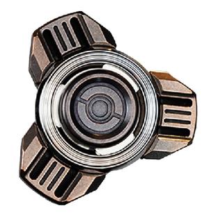 食肉者玩吾乐志核电站指尖陀螺不锈钢紫铜成人解压玩具送礼物edc