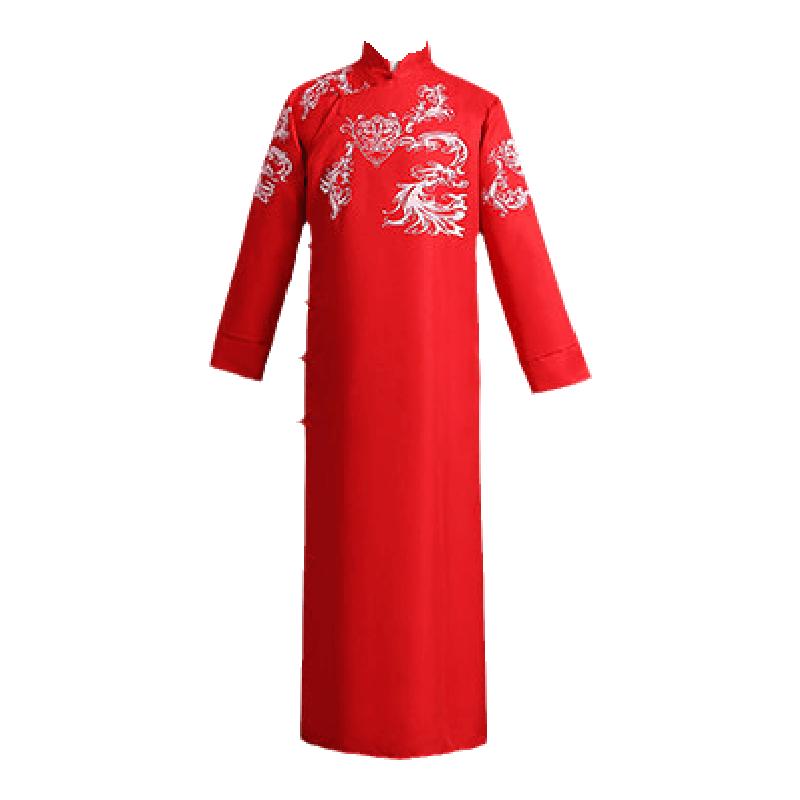 相声服中国风民国长衫大码古装