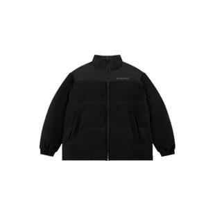 乔丹防风羽绒服男生宽松无帽冬季新款商场同款抗静电舒适外套