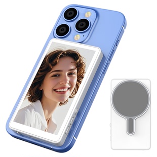 手机同屏器后置自拍显示屏神器外接屏幕磁吸式无线投屏器一人网红拍照高清摄像头适用苹果安卓华为小米屏幕