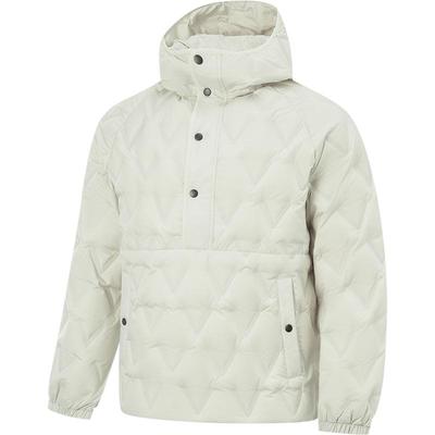 李宁连帽男短羽绒服运动服