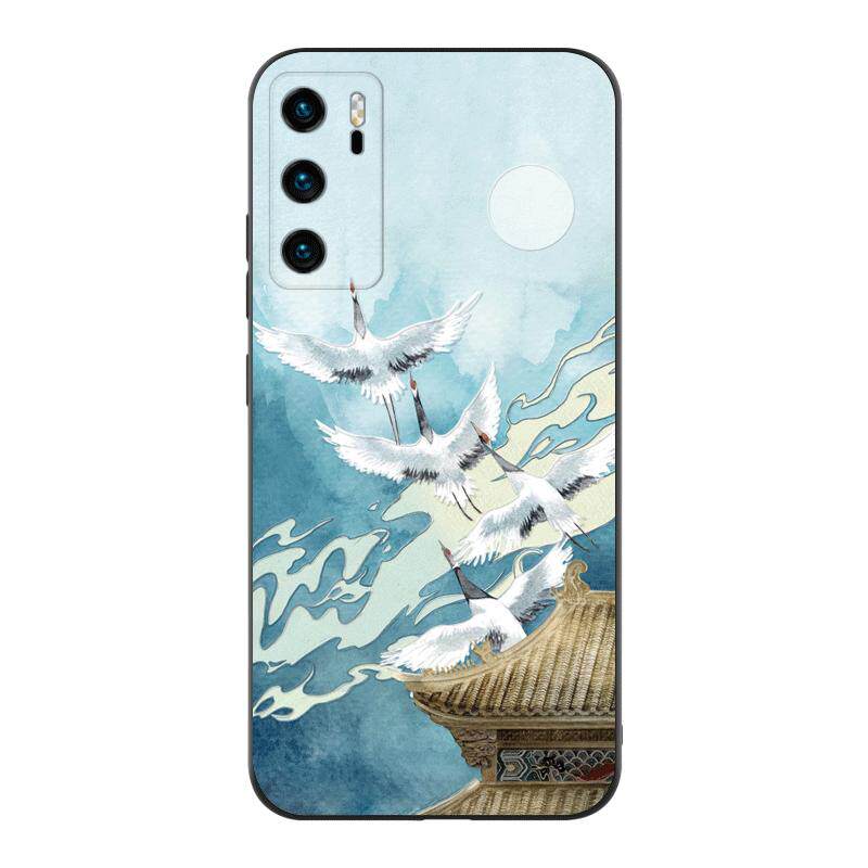 适用于华为p40pro手机壳p50保护套p30pro全包防摔p40pro+超薄p20硅胶软壳p50pro个性创意定制中国