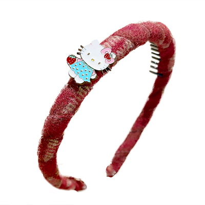 秋冬KT猫儿童发箍女童不勒头防滑