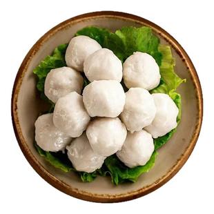 潮汕手打墨鱼丸正宗花枝丸墨斗鱼丸火锅烧烤麻辣烫关东煮丸子食材