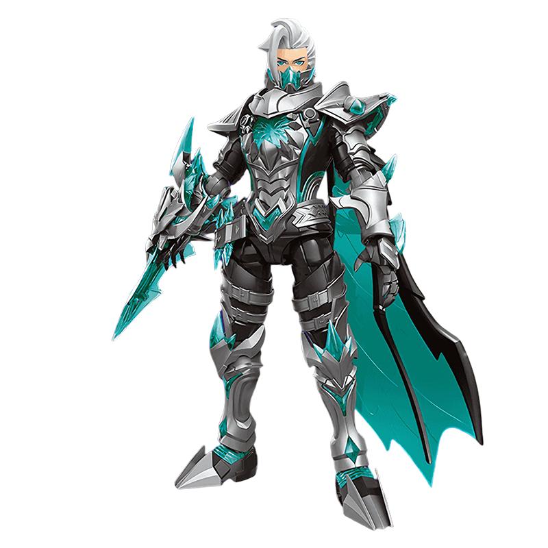 王者荣耀超星版第5五弹兰陵王铠墨子蒙恬机甲 奇妙积木手办男礼物