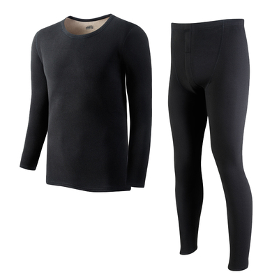 啄木鸟德绒保暖内衣男士加绒加厚羊羔绒男款秋衣秋裤套装秋冬季