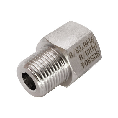 不锈钢螺纹转接头ZG3/8转NPT3/8