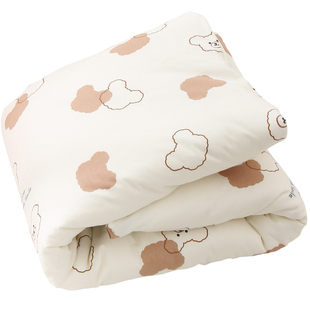 婴儿被子纯棉a类秋冬季新生婴儿棉花被子儿童被子四季通用可拆洗