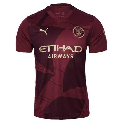 天朗足球彪马PUMA曼城24/25第二客场球迷版足球服球衣775201 03