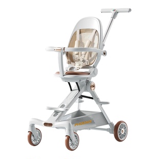 凤凰遛娃溜娃神器高景观可登机婴儿手推车超小折叠简易透气儿童车