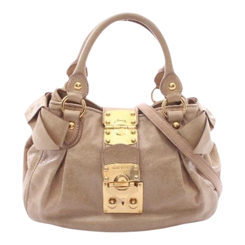 中古MiuMiu缪缪斜挎包