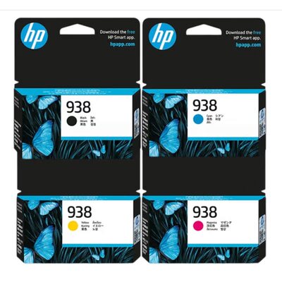 【天猫正品】惠普（HP）938原装墨盒黑色彩色 适用惠普office jet pro 9110b 9120 9130 9720 9730打印机墨盒