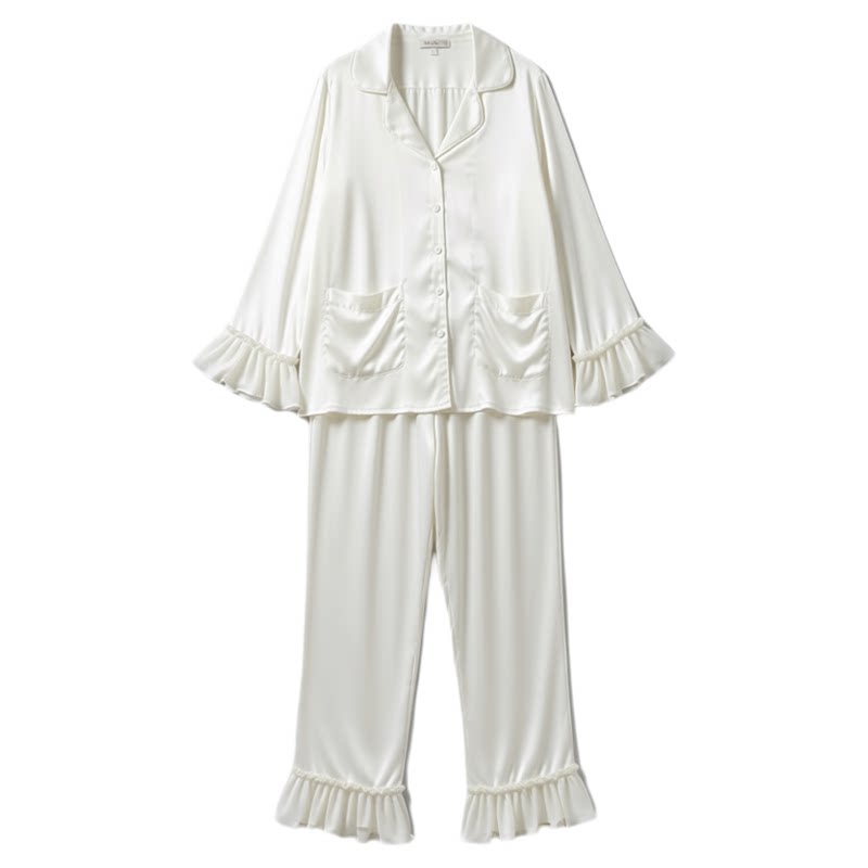 蕾丝冰丝高级感家居服套装