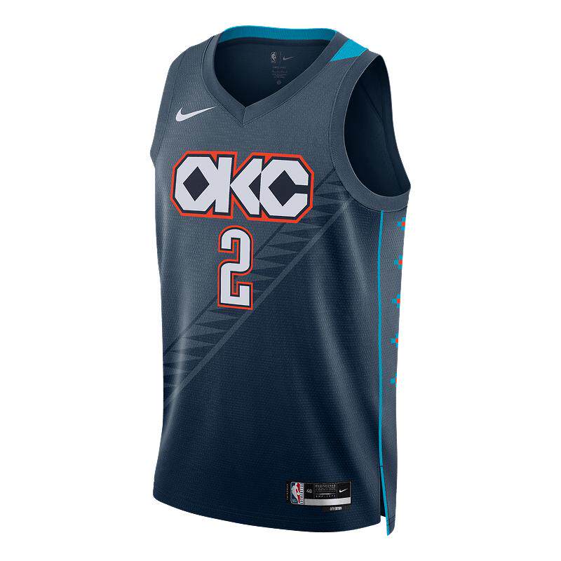 【球星同款】Nike耐克官方NBA雷霆 亚历山大City Edition篮球服