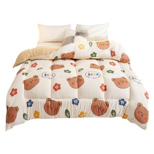 被子冬被加厚保暖棉被薄空调被夏凉被单人宿舍可机洗春秋丝绵被芯