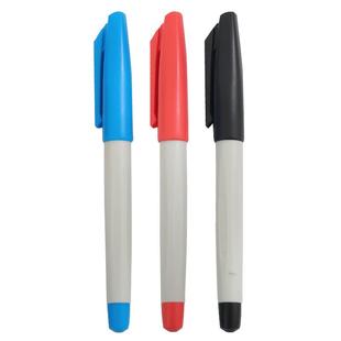 88雄狮记号笔标记笔 加粗1.0mm黑色水性记号笔学生老师专用划重点改错批改红笔克莱因蓝笔细头勾线笔可加墨水