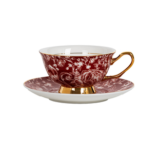 欧式咖啡杯套装高颜值高端高雅情侣对杯礼盒装英式下午茶茶具套装