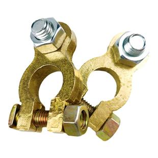 纯铜纯铅通用加厚蓄电池头汽车货车电瓶桩头卡子接头纯铜小号大号