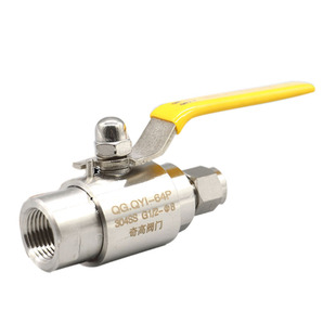 304不锈钢气源球阀内螺纹卡套水阀门水管气管道球阀水开关G1/2