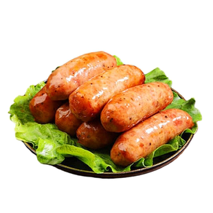 河州味道火山石黑胡椒烤肠清真食品鸡肉肠户外火锅烧烤香肠2袋装