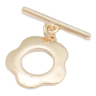 14k包金保色配件弯棒IQ扣项手链扣OT扣 10mm连接口diy饰品配