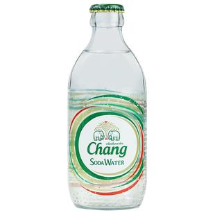 CHANG泰国进口泰象苏打水整箱24瓶气泡水原味青柠檬碳酸无糖饮料