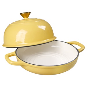 九铸烤面包锅神器24cm烤欧包锅珐琅锅铸铁锅烤箱烘培模具不粘家用