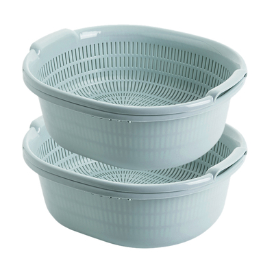 双层沥水篮洗菜盆加大塑料家用