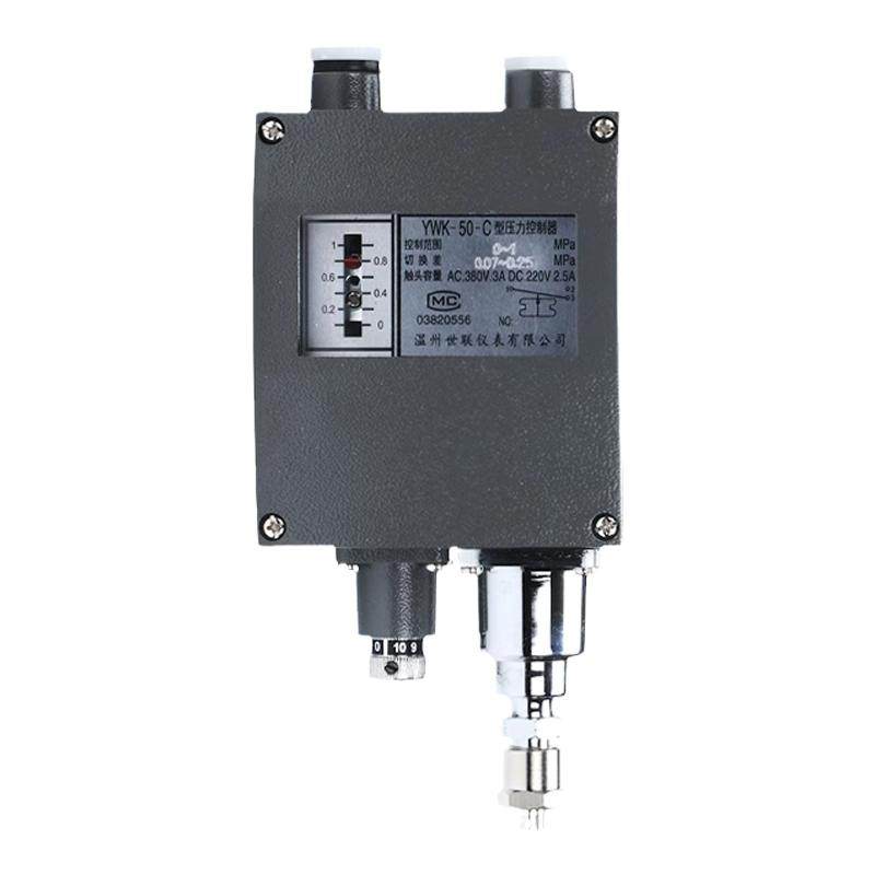 世联船用压力控制器YWK-50-C继电器压力表开关0.2/0.5/1/4/3/2MPA