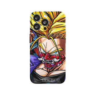 原创七龙珠特兰克斯适用iPhone16proMax动漫卡通个性潮流全包边12小众13小米14磁吸15plus苹果17AIR手机壳男