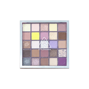 一枝南南年度爱用！3CE三熹玉二十五色眼影盘柠紫多色珠光紫25色