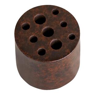 黄铜苏工香插多孔九孔粗线香插迷你铜葫芦盘香香座藏香焚香铜香炉