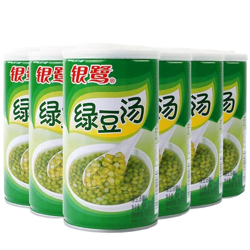 银鹭绿豆汤370g*12罐整箱批发