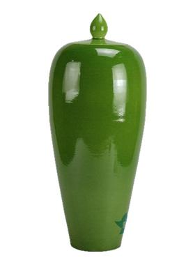 景德镇高温颜色釉带盖陶瓷器定制