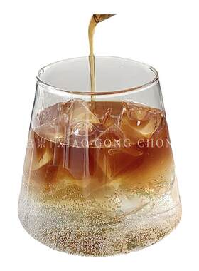 ins风日式家用玻璃咖啡杯