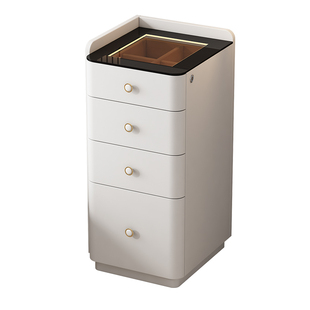 实木床头柜高款简约现代超窄极窄高级感首饰抽屉收纳卧室储物边柜