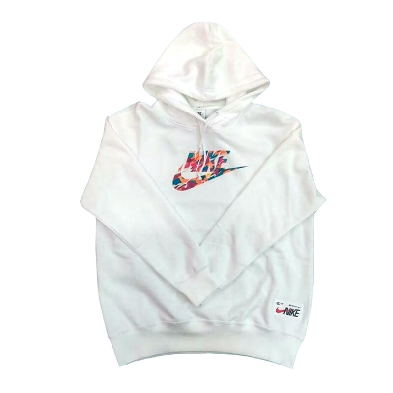 现货Nike耐克女春季新款连帽宽松休闲运动服套头加绒卫衣FD9931
