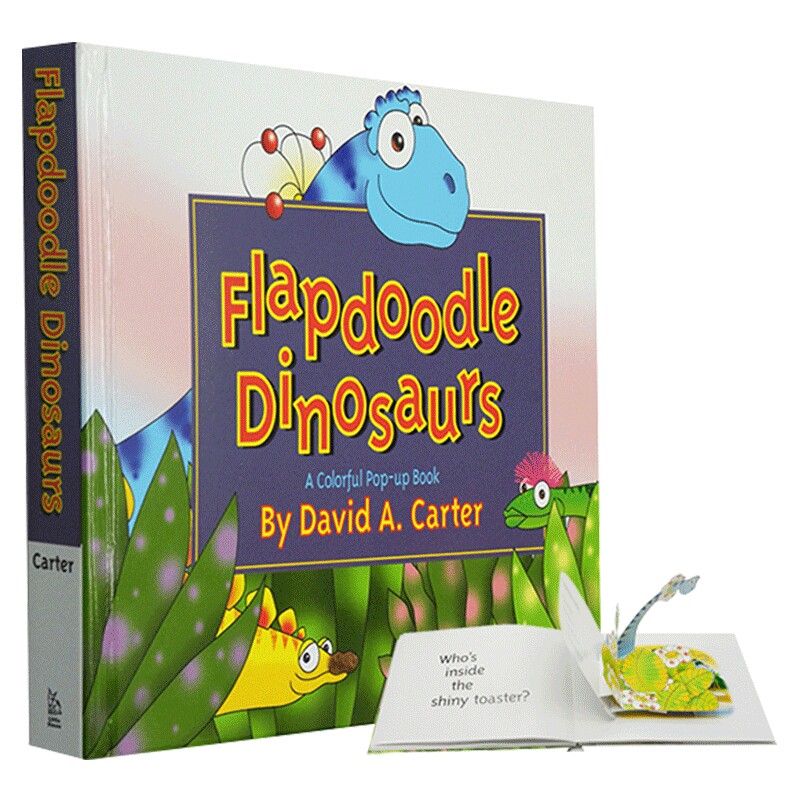 恐龙 立体书 英文原版绘本 Flapdoodle Dinosaurs 小学STEM科普读物 英文版进口原版英语书籍儿童外文书