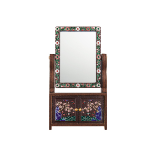 故宫淘宝|迷你镜盒木质冰箱贴小镜子妆匣摆件博物馆文创伴手礼