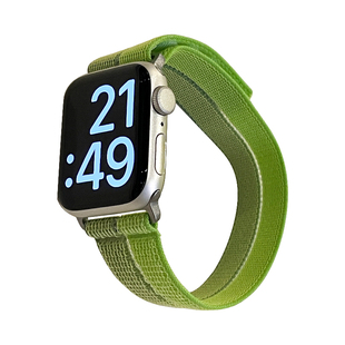 适用苹果s11手表iwatchs11羽纱apple watch尼龙10编织s10表带se女腕带夏天透气新品11代高级感series搭配运动