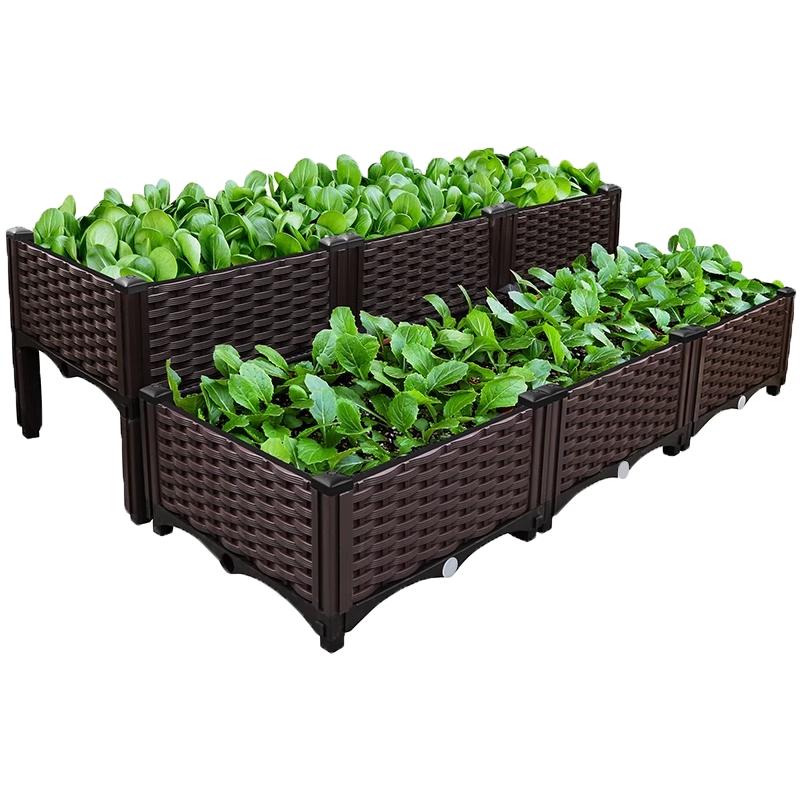 种菜神器家庭阳台长方形塑料特大家用蔬菜专用种植箱花盆楼顶花箱