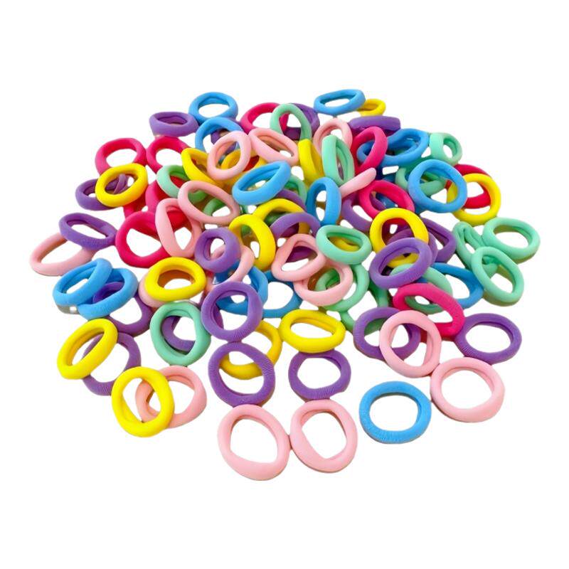 皮筋女童头绳发圈小女孩扎头发不伤发橡皮筋儿童大肠发圈毛巾圈