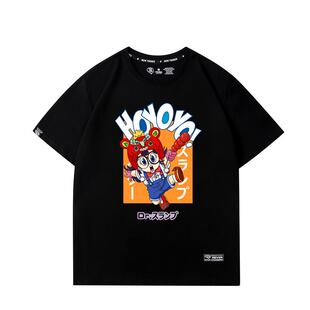 阿拉蕾联名T恤2026春夏款日系动漫情侣ins潮牌纯棉短袖半袖男