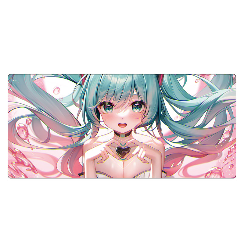 初音未来miku鼠标垫超大男女生动漫二次元办公室书桌垫电脑键盘垫
