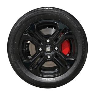 专用于宝骏悦也plus轮毂贴纸个性改装黑化装饰碳纤维改色电镀车贴